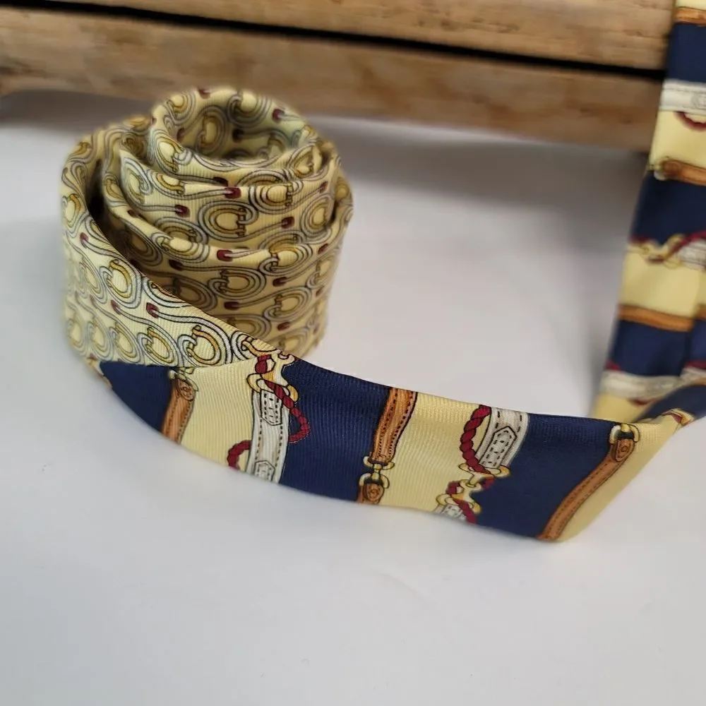 Gucci silk tie designed by Paolo gucci